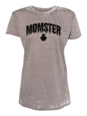 Momster Halloween Burnout t-shirt J America® GRAY
